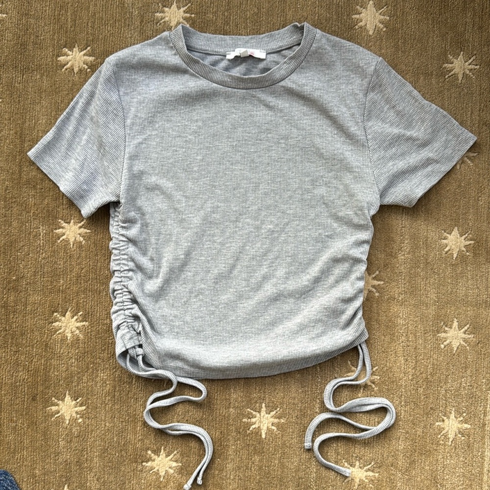 Grey Baby Tee